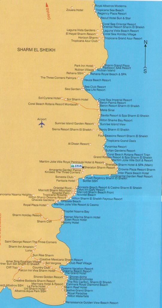 Карта Шарм-Эль-Шейха С Отелями Со Спутника - dnaspecification