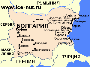 Карта Болгарии