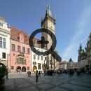 Романтический историзм в Праге - главный восточный фасад староместской ратуши