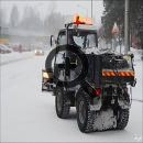 На автомобиле в Финляндию: уборка снега