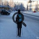 На автомобиле в Финляндию: пешеходы.