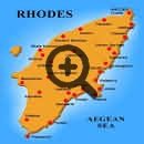 Карта острова Родос - Остров Родос