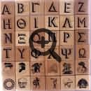  Греческий алфавит на дощечках - Греческий алфавит(Греция)