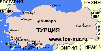 Карта турции даламан на русском